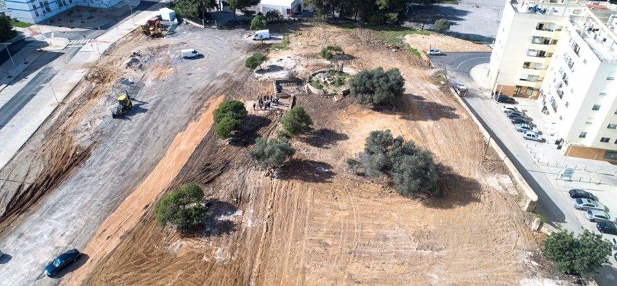 Ganha forma o novo espaço verde e de lazer junto ao Mercado Municipal de Portimão