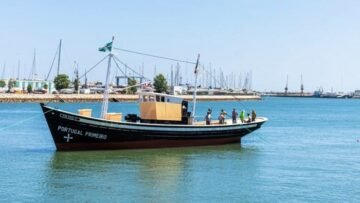 Traineira “Portugal Primeiro” volta à zona ribeirinha de Portimão e será visitável